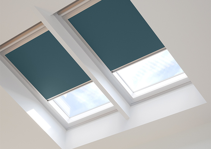 Trinity (Blackout), Teal - Loft Blind - Image 5